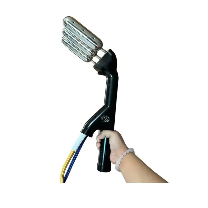 3-Head Curtain Pleat Steamer with Telescopic Pole